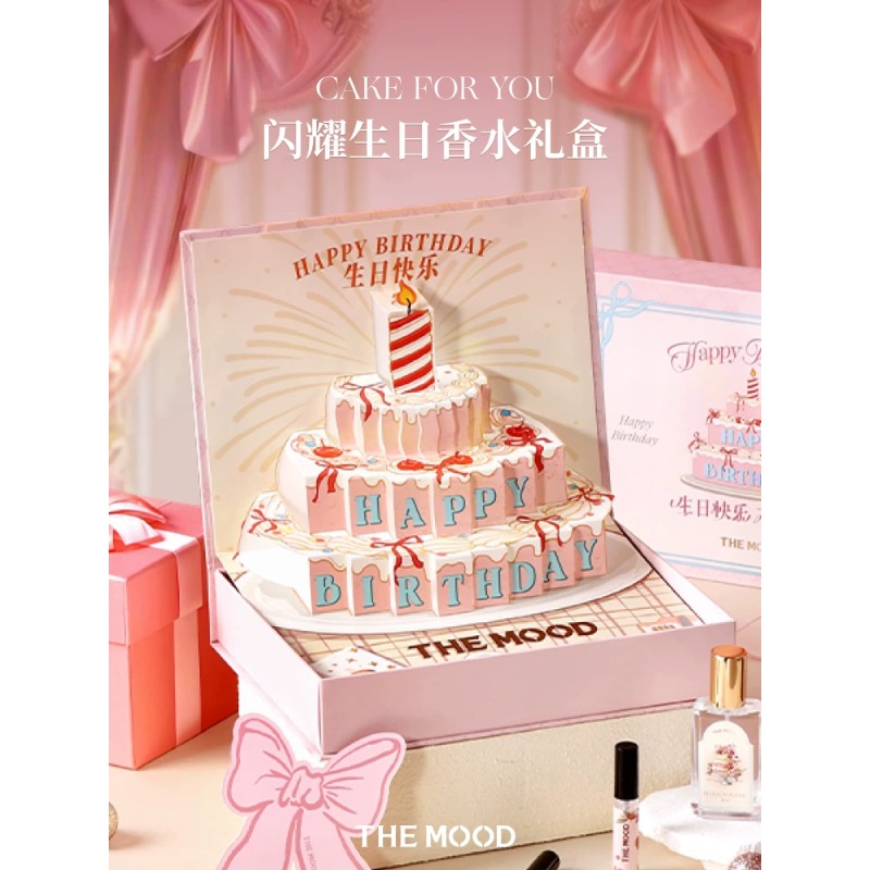 Best Perfume Fragrance - 생일 케이크 모양 향수 선물 상자,