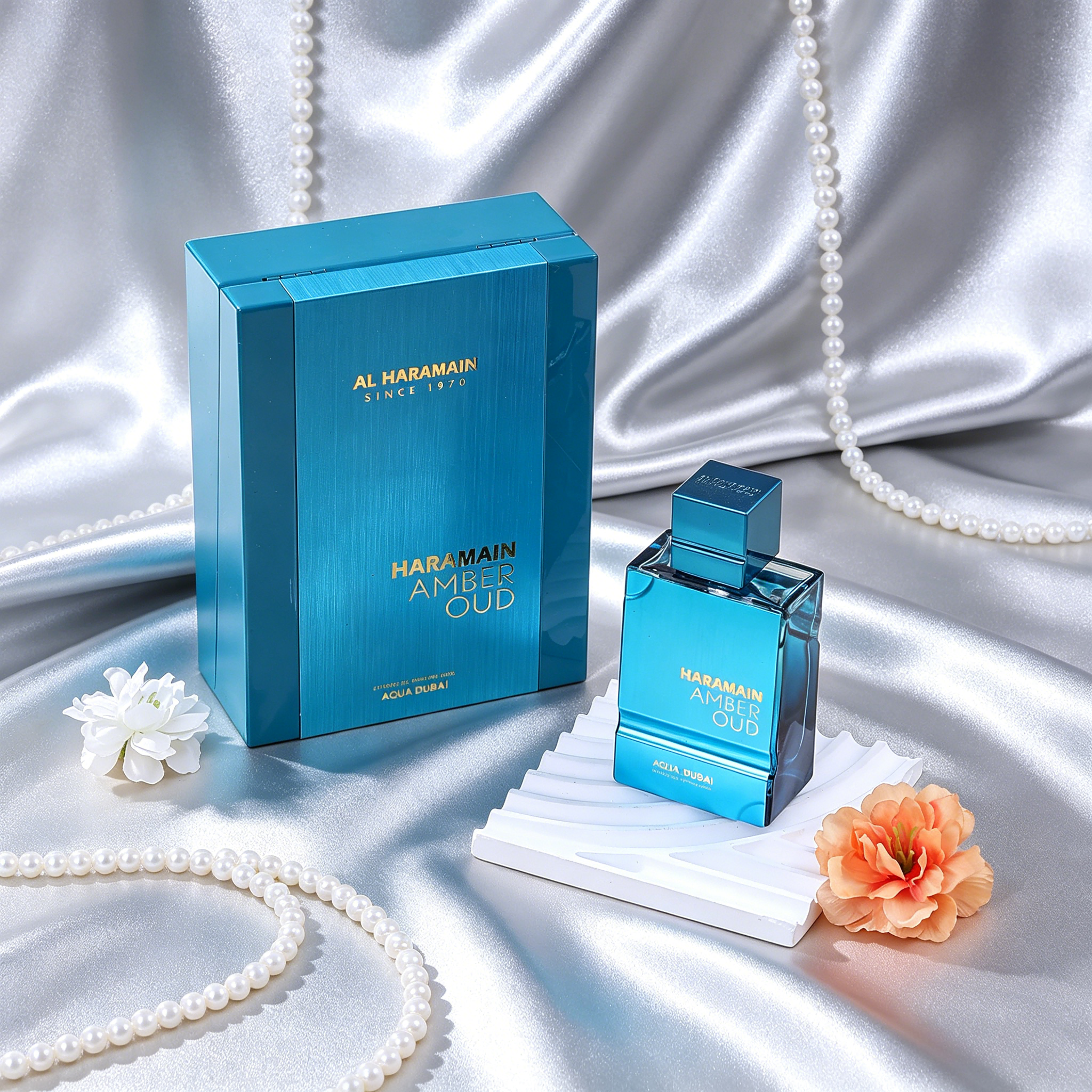 Perfume Aqua Fragrance - 알 하라마인 앰버 우드 아쿠아 두바이