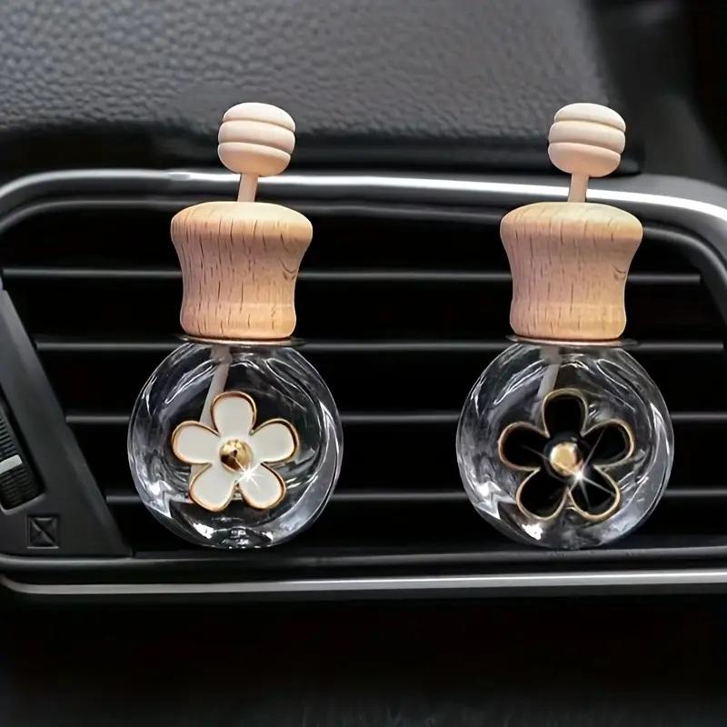 Fragrance Perfume Box - 2pcs 자동차 향수 빈 유리 병