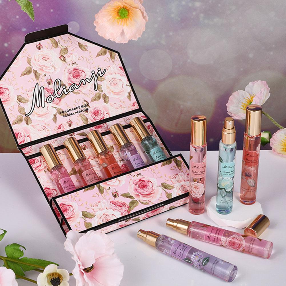 Fragrance Perfume Box - 클래식 로즈 향수 여성 선물세트 5종