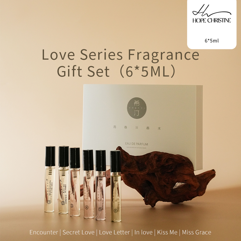 Perfume Aqua Fragrance - HOPE CHRISTINE Love 6pcs 미니 향수