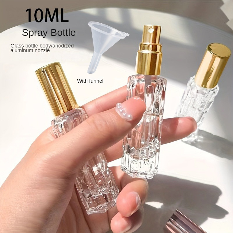 4개입 투명 향수 유리 스프레이 병, 빈 리필 용기,  - Fragrance Perfume Box 리뷰 및 가격