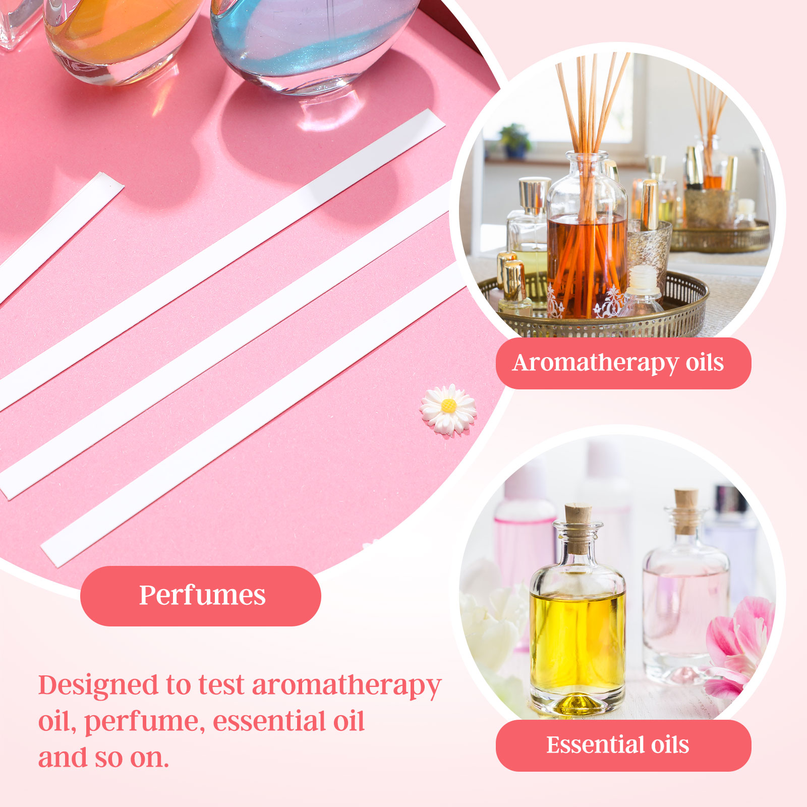 500Pcs 흰색 복장 향기로운 스틱 향수 테스터 종이 - Perfume Fragrance Base 리뷰 및 가격
