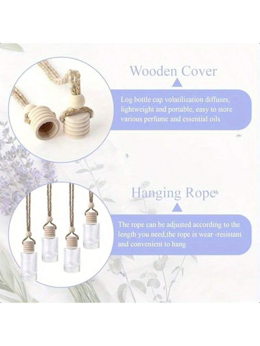 20pcs 교수형 자동차 방향제 빈 투명 유리 에센셜  - Fragrance Perfume Box 리뷰 및 가격