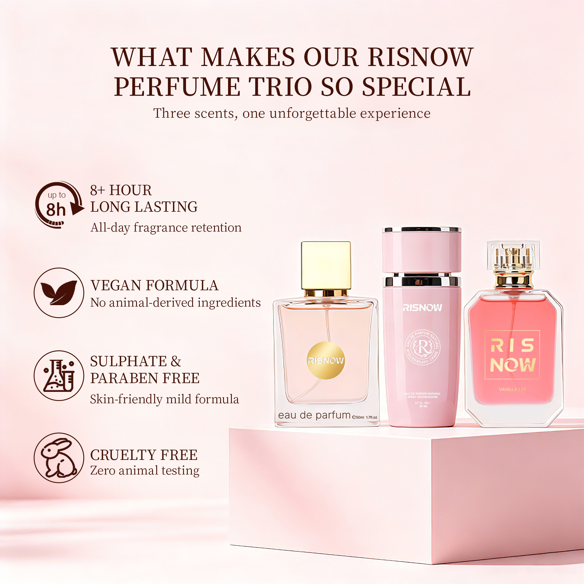 여성용 꽃향기 향수 3개 세트 50ml, 남성용 향수, - Best Perfume Fragrance 리뷰 및 가격